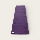 Modern Yogi 3mm Yoga Mat made with 100% cotton. Imperial Purple Color