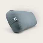 Modern Yogi Oblong Yoga Bolster made with 100% cotton. Gray Color