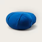Modern Yogi Yoga Crescent Zafu Cushion made with 100% cotton. Royal Blue Color