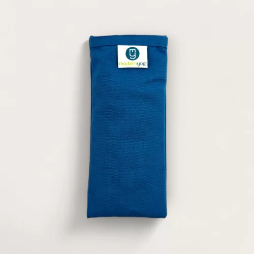 Modern Yogi Yoga Eye Pillow made with 100% cotton. Royal Blue Color