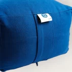 Modern Yogi Rectangular Yoga Bolster made with 100% cotton. Royal Blue Color