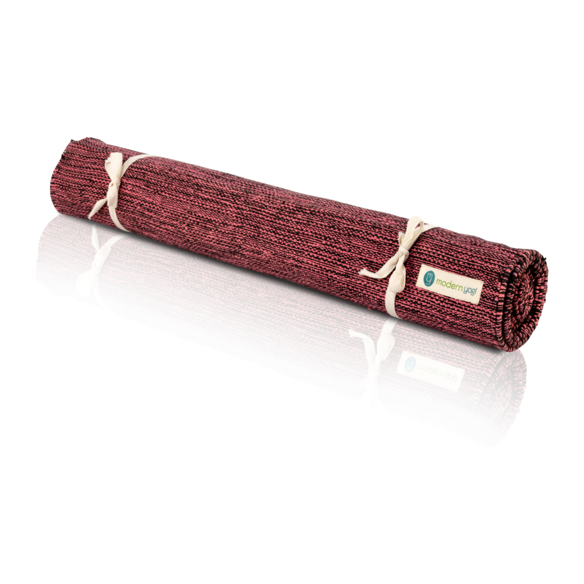 Aurora Pink - Cotton Yoga Mat - Image 1