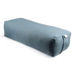 Rectangular Yoga Bolster | Kapok Filled | Color Gray