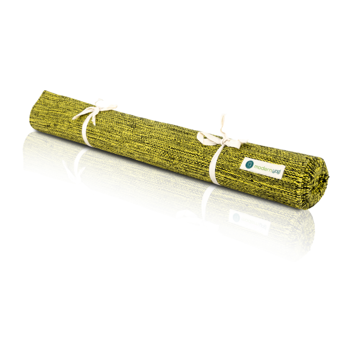 Bumblebee Yellow - Cotton Yoga Mat - Image 1