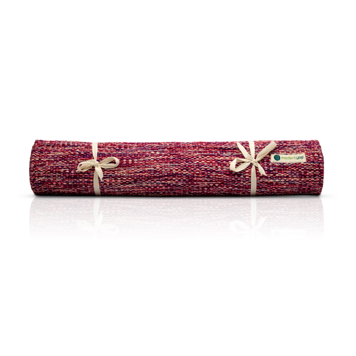 Coral Peach - Cotton Yoga Mat - Image 2
