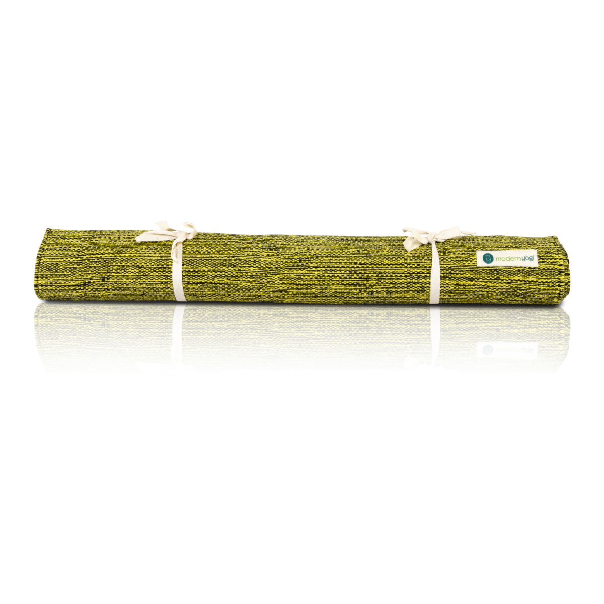 Bumblebee Yellow - Cotton Yoga Mat - Image 2