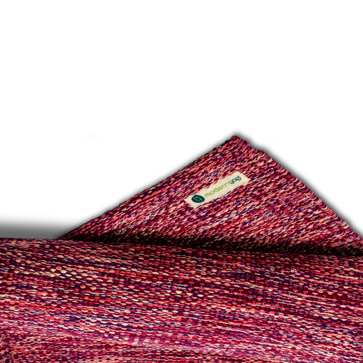 Coral Peach - Cotton Yoga Mat - Image 3