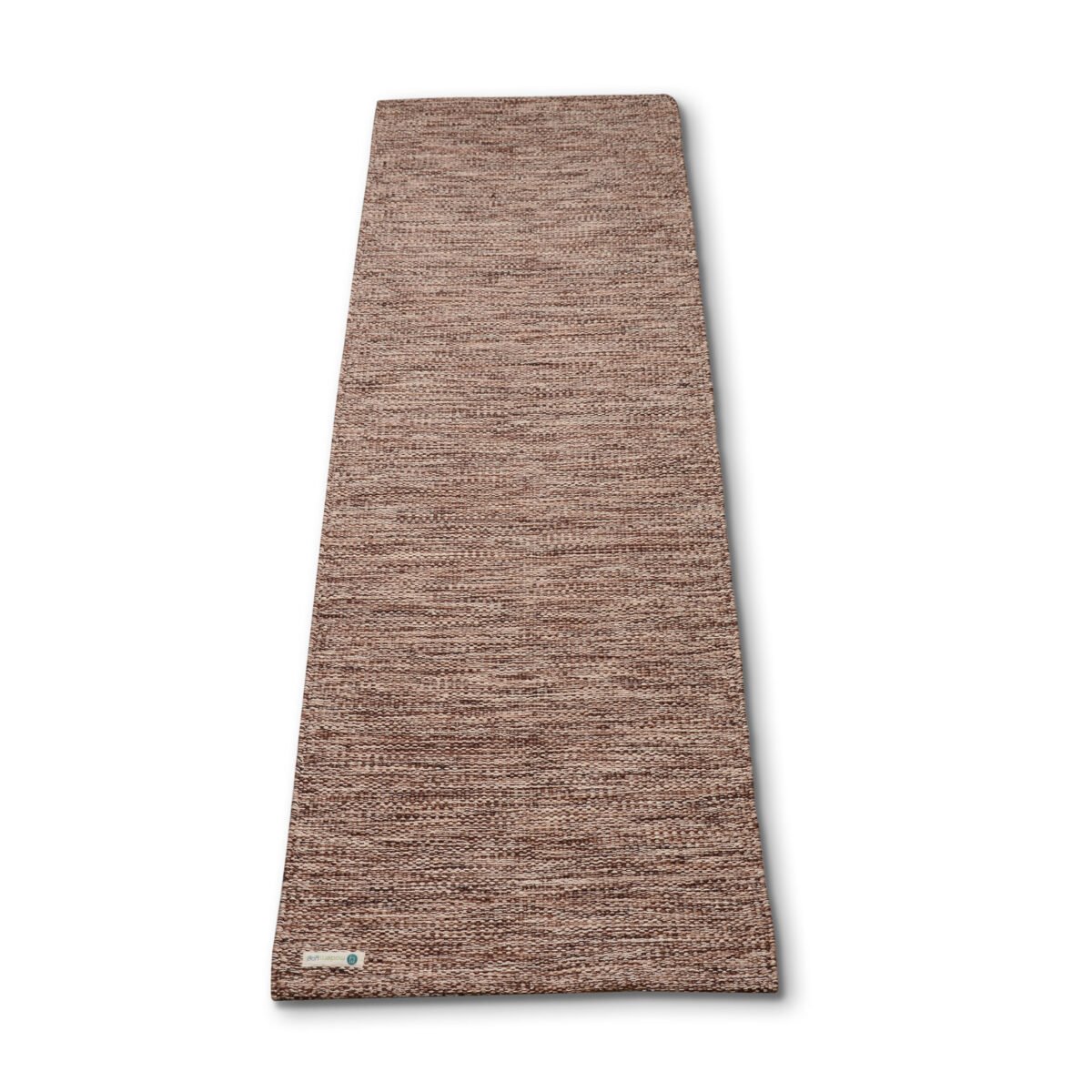 7MM Premium Thick Cotton Yoga Mat – Desert Sand | Flat Open