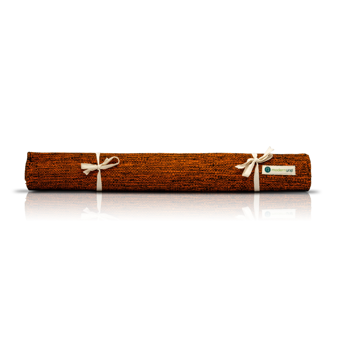 Zesty Orange - Cotton Yoga Mat - Image 2