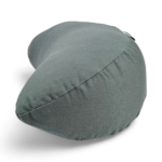 Moon Yoga Cushion| Kapok Filled | Color Gray
