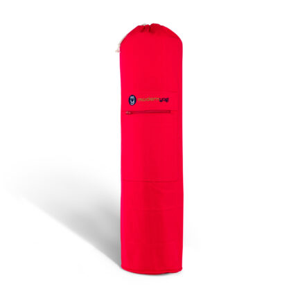 Premium Thick Cotton Yoga Mat bag | Drawstring Bag | Color Pink